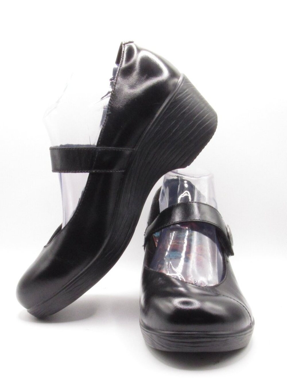 Alegria Black Leather Mary Janes Sofi SOF-8156 Size EU 40; US 9.5-10 V Good Cond